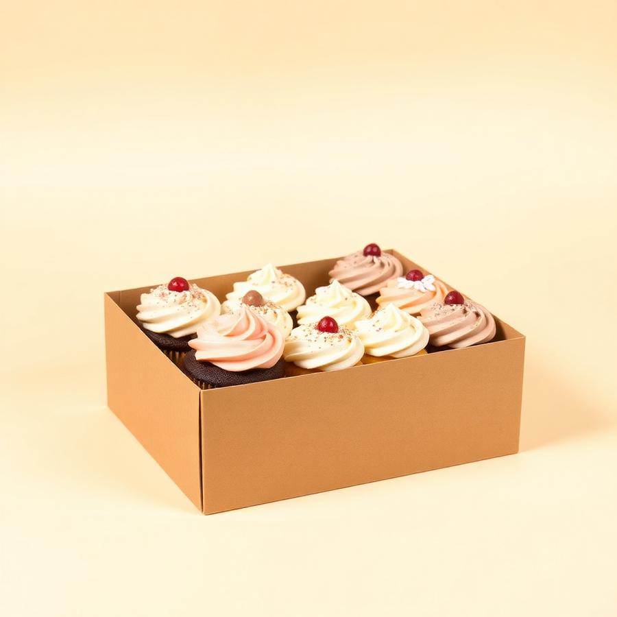 Classic Cupcake Box by Goodies Cakes